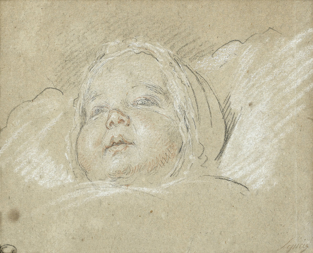 Detail of Louis-Philippe, Duke of Chartres as child, 1773 by Nicolas Bernard Lépicié