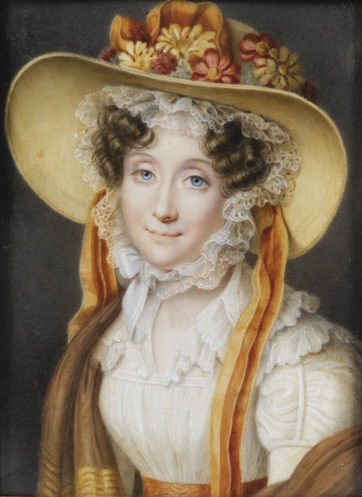 Detail of Portrait of Adélaïde dOrléans by Anonymous