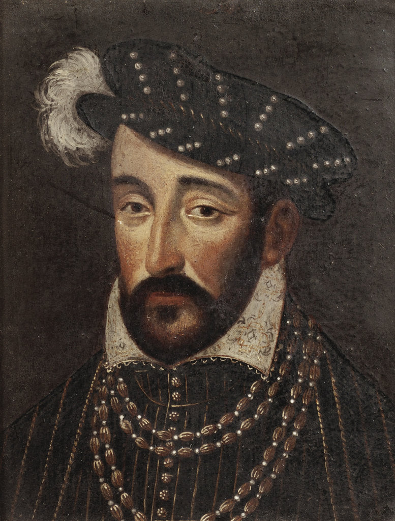 Detail of Portrait of King Henry II of France, 1683 by Anonymous