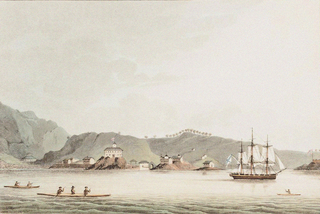 Detail of Illustration from A Voyage Round the World In the Years 1803-06, in the Ship Neva, 1814 by Yuri Fyodorovich Lisyansky