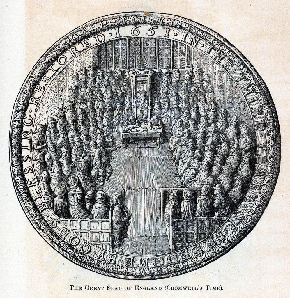 The Great Seal of England (Cromwells Time), 1882 by Anonymous