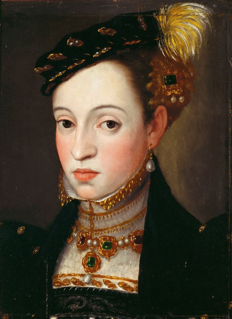 Detail of Archduchess Magdalena of Austria, ca 1563 by Giuseppe Arcimboldo