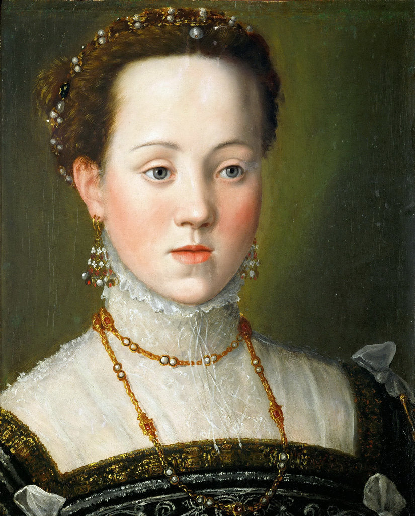 Detail of Archduchess Anna of Austria, Queen of Spain, ca 1563 by Giuseppe Arcimboldo