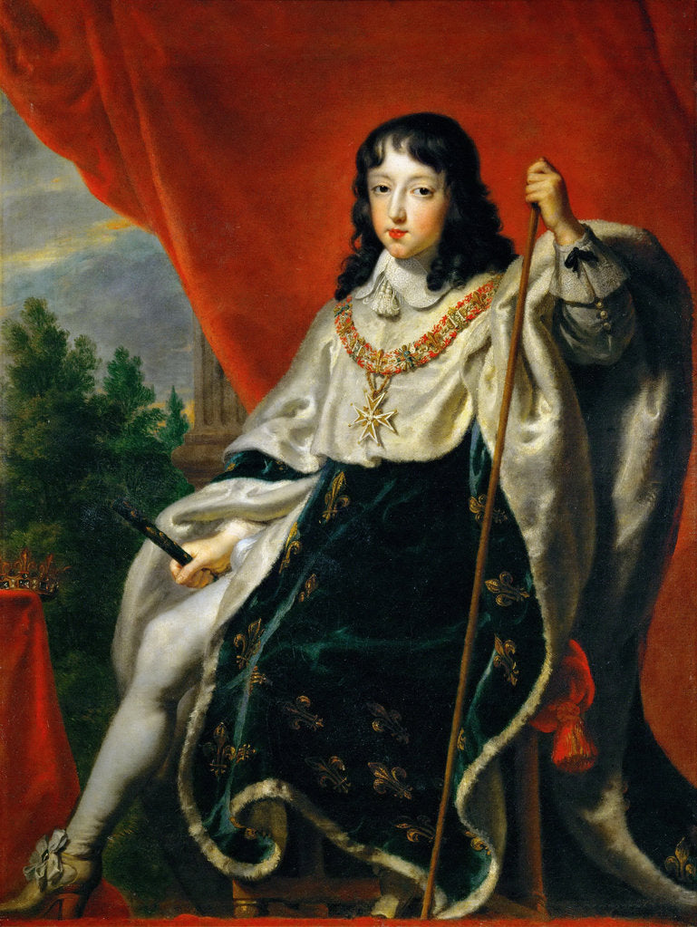 Detail of Philippe I, Duke of Orléans, c. 1650 by Justus van Egmont