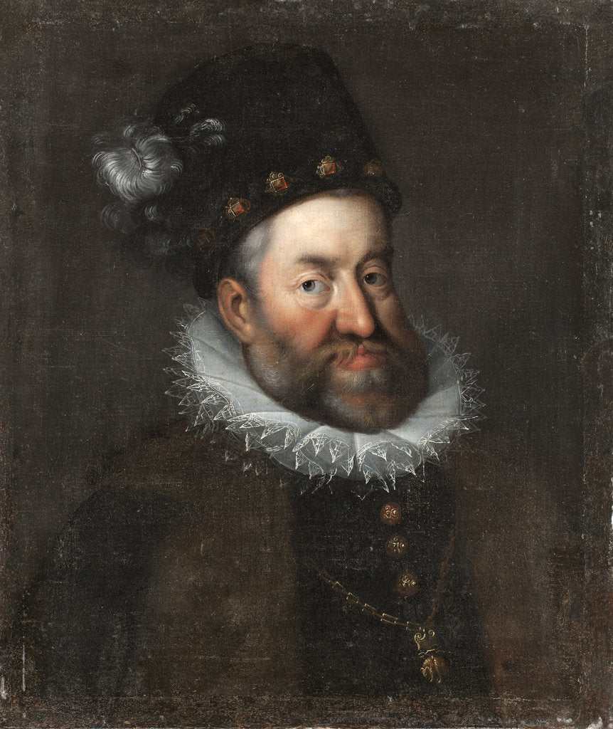 Detail of Portrait of Rudolf II of Austria (1552?1612), Holy Roman Emperor, ca. 1600 by Anonymous