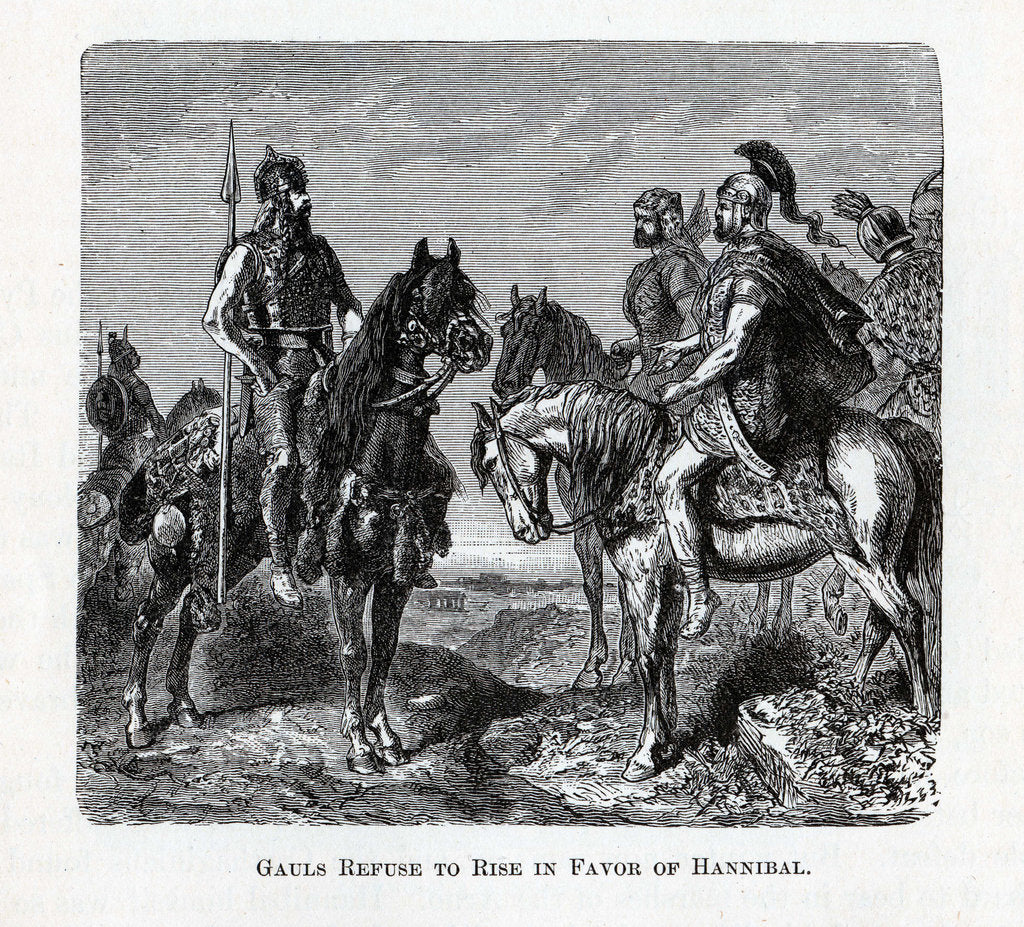 Detail of Gauls Refuse to Rise in Favor of Hannibal, 1882 by Anonymous
