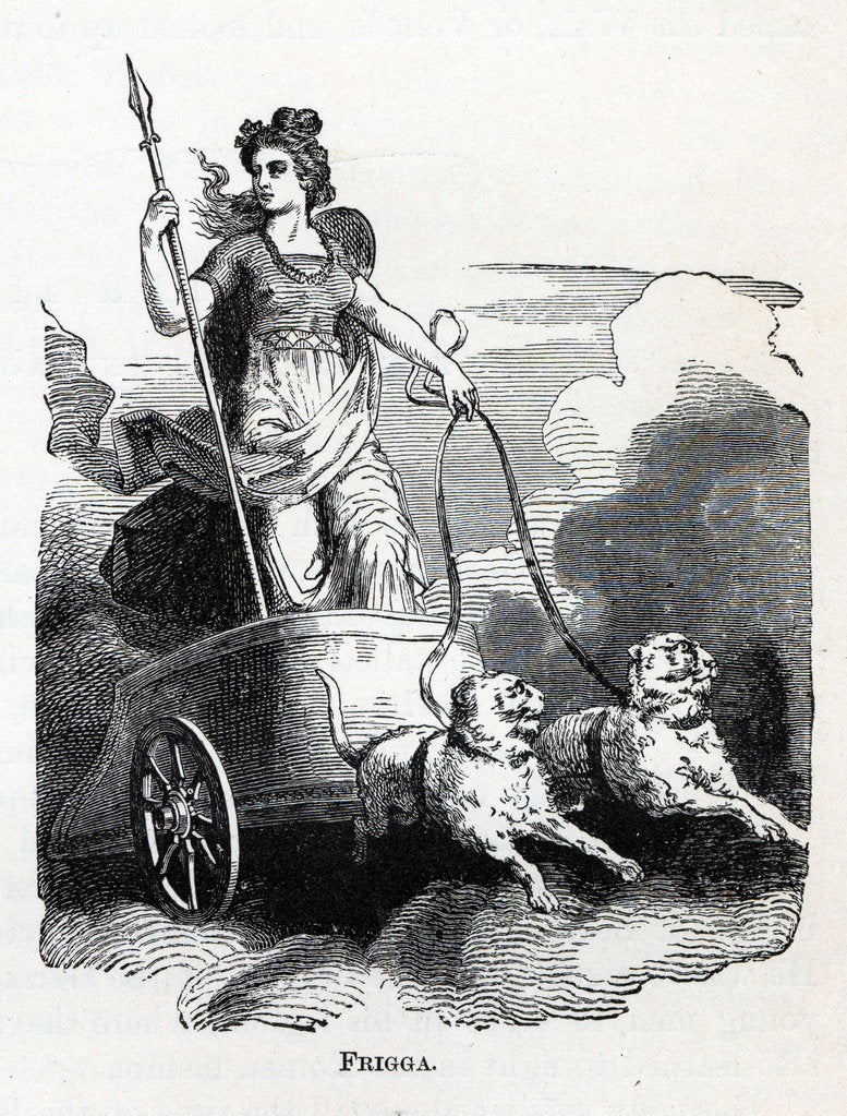 Detail of Frigga, 1882 by Anonymous