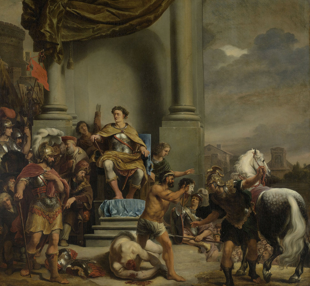 Detail of Consul Titus Manlius Torquatus Orders the Beheading of his Son, 1662-1664 by Ferdinand Bol