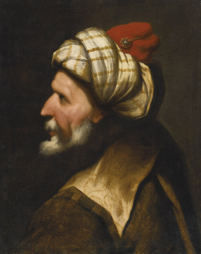 Detail of Hayreddin Barbarossa by Pietro della Vecchia
