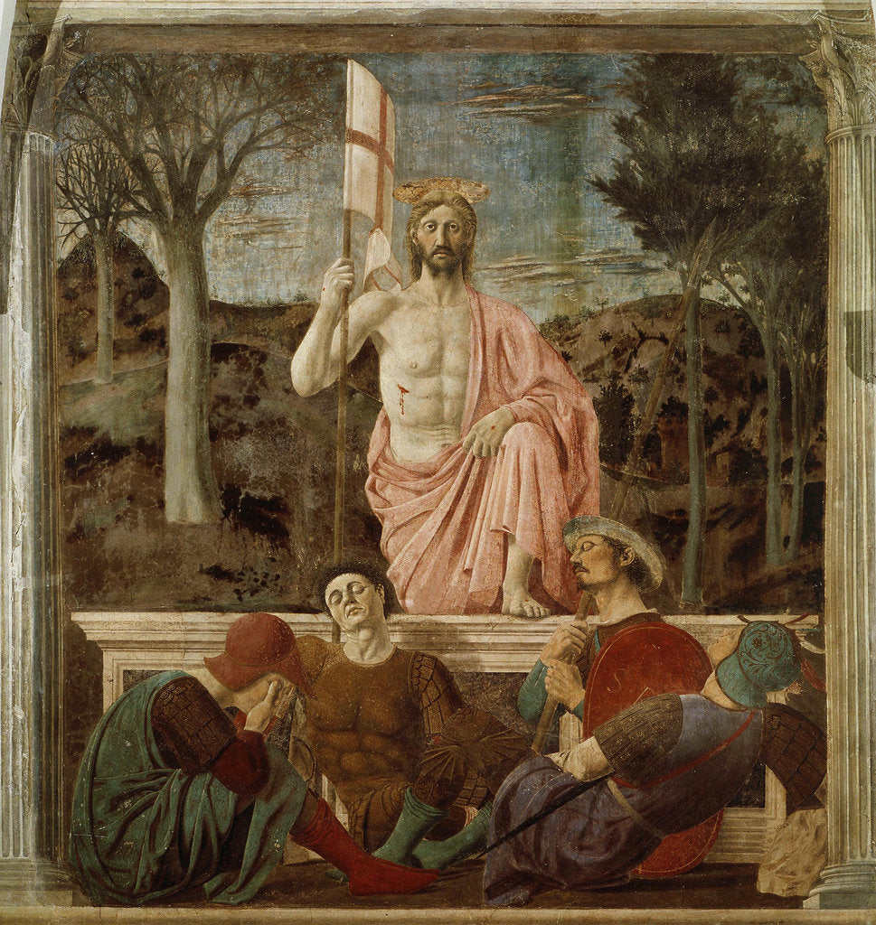 Detail of The Resurrection, ca 1460 by Piero della Francesca