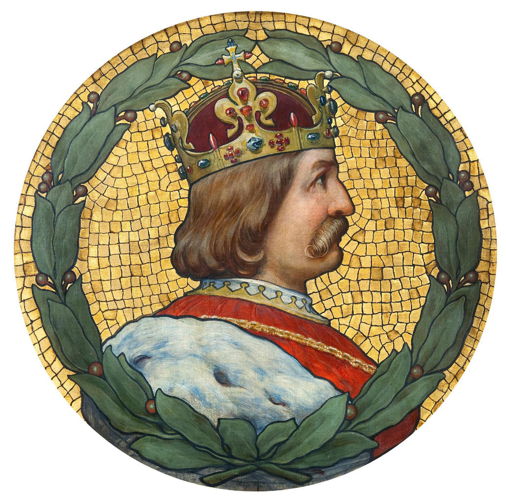 Detail of George of Podebrady, 1900 by Adolf Liebscher