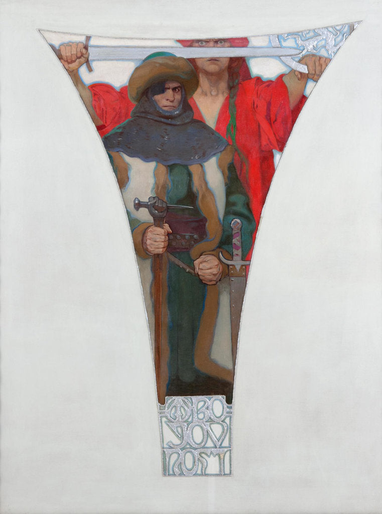 Detail of John Zizka, 1911 by Alfons Marie Mucha