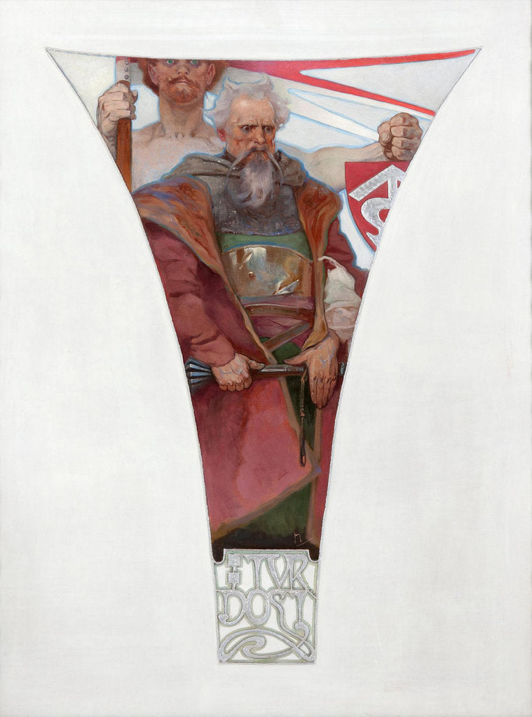 Detail of 0, 1911 by Alfons Marie Mucha
