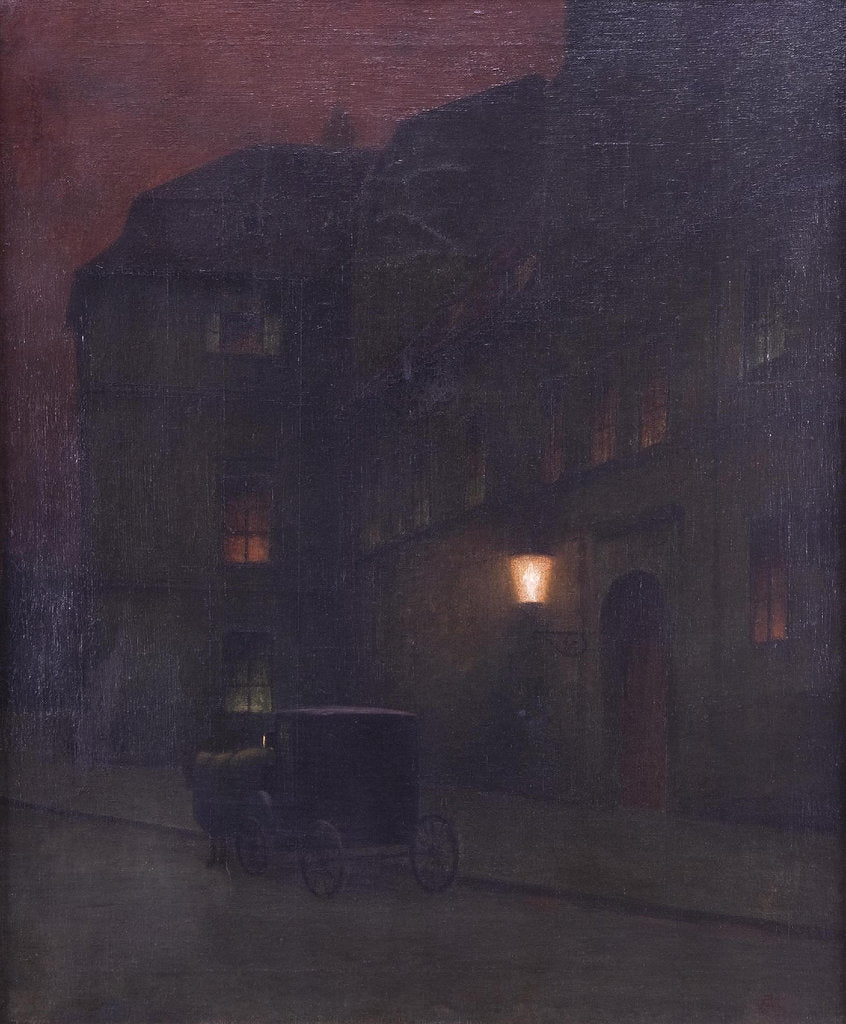 Detail of The coach, c. 1900 by Jakub Schikaneder
