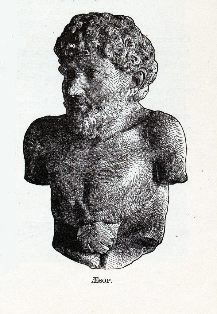Detail of Aesop, 1882 by Anonymous