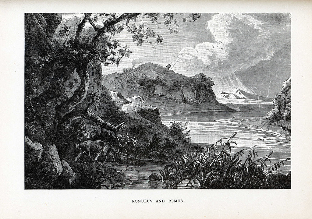 Detail of Romulus and Remus, 1882 by Anonymous