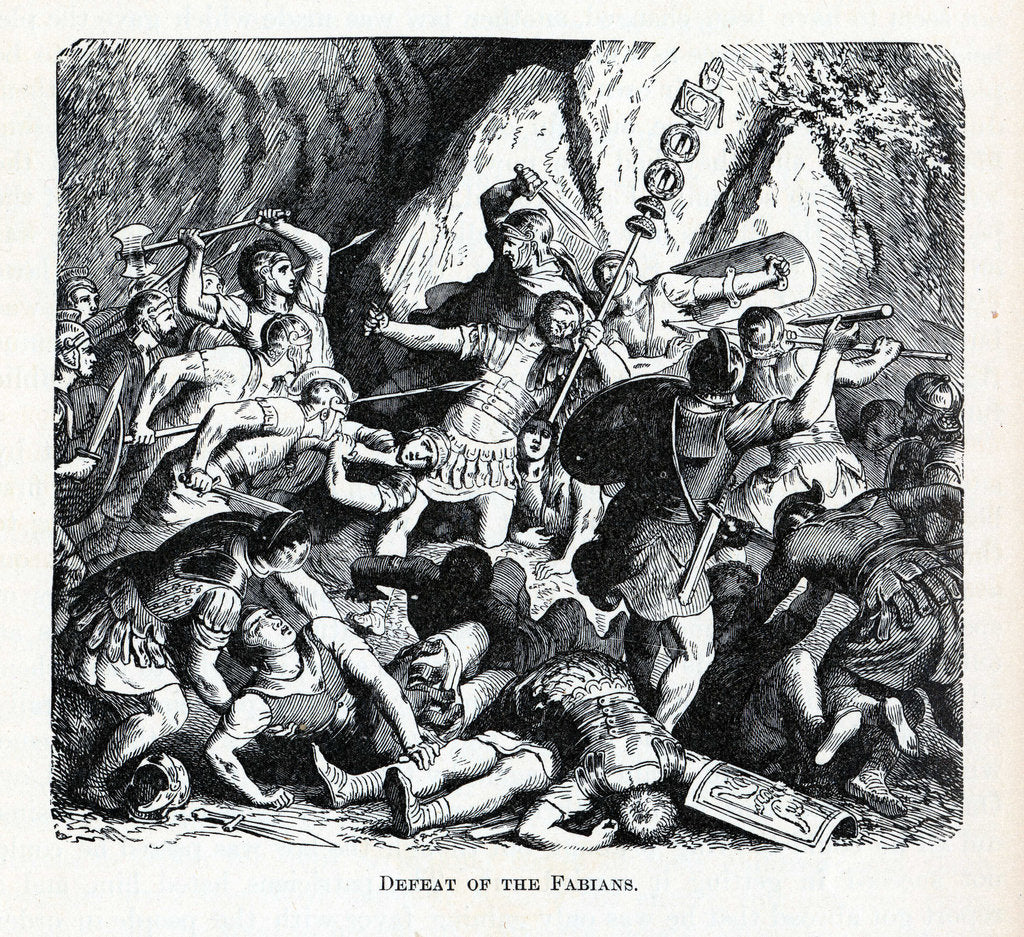 Detail of Defeat of the Fabians, 1882 by Anonymous