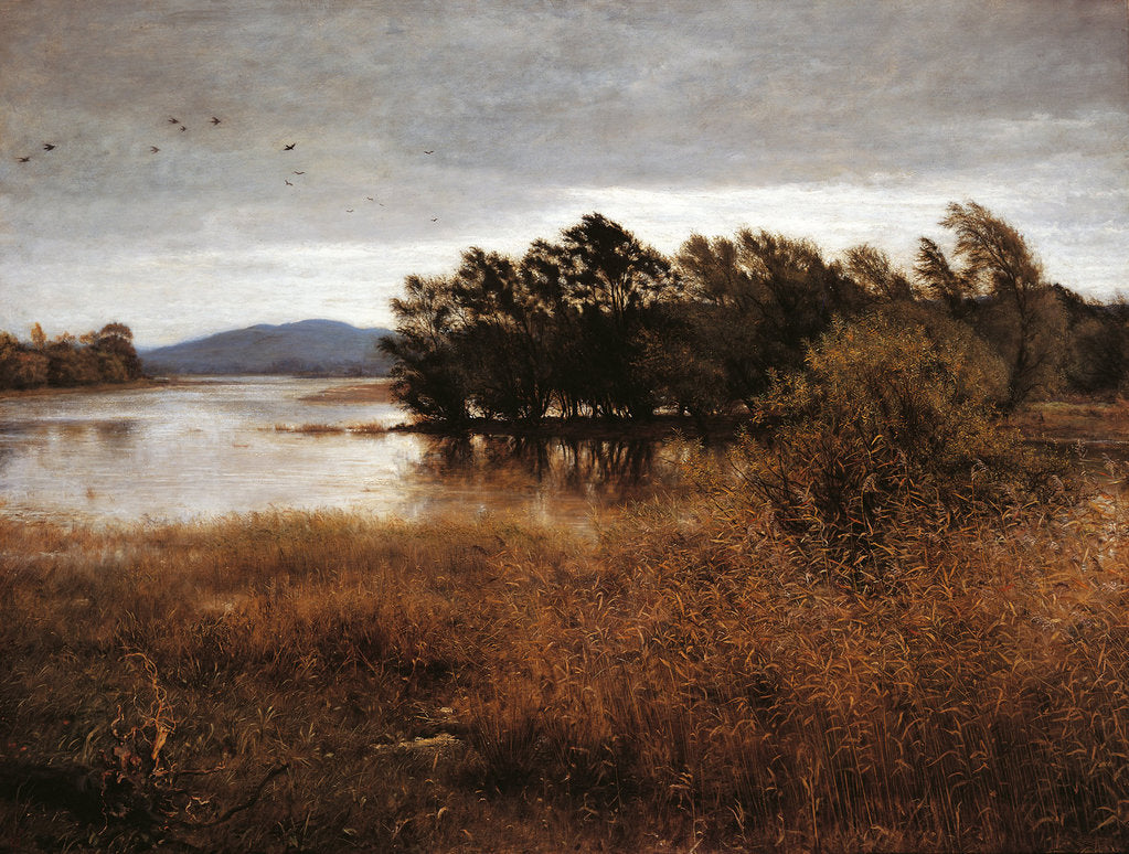 Detail of Chill October, 1870 by John Everett Millais
