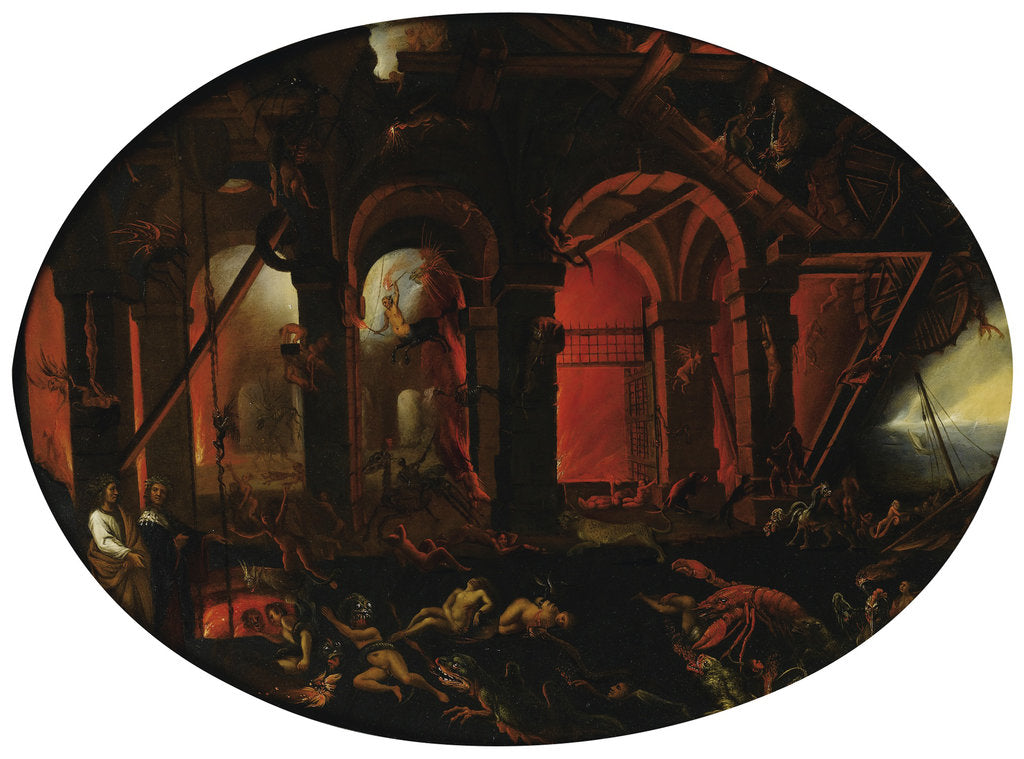 Detail of The Hell by Filippo Napoletano