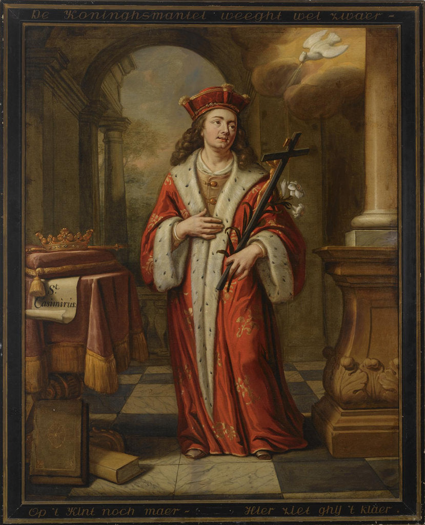 Detail of Saint Casimir Jagiellon by Herman Collenius