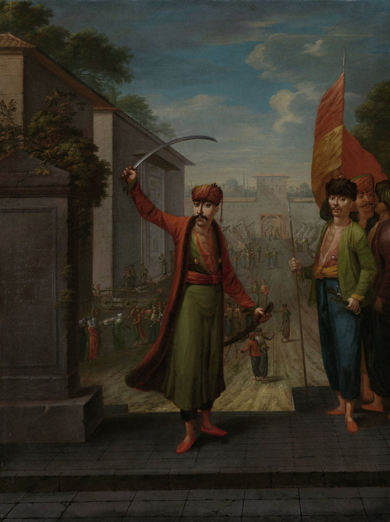 Detail of Patrona Halil, ca 1735 by Jean-Baptiste Vanmour