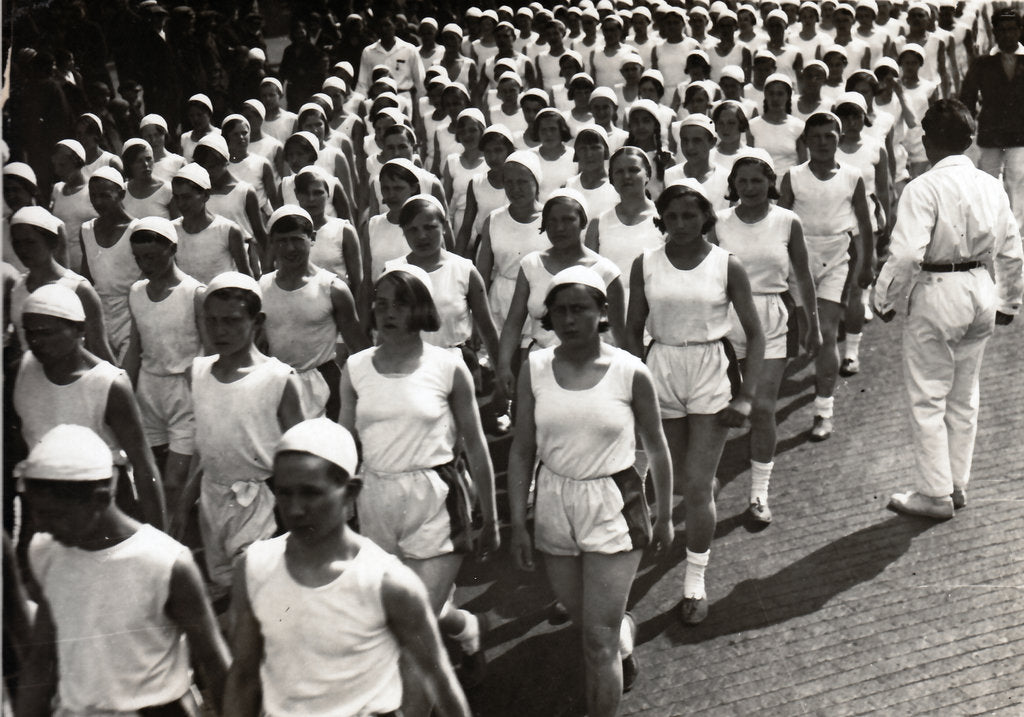 Detail of Parade, c. 1930 by Semyon Abramovich Magaziner