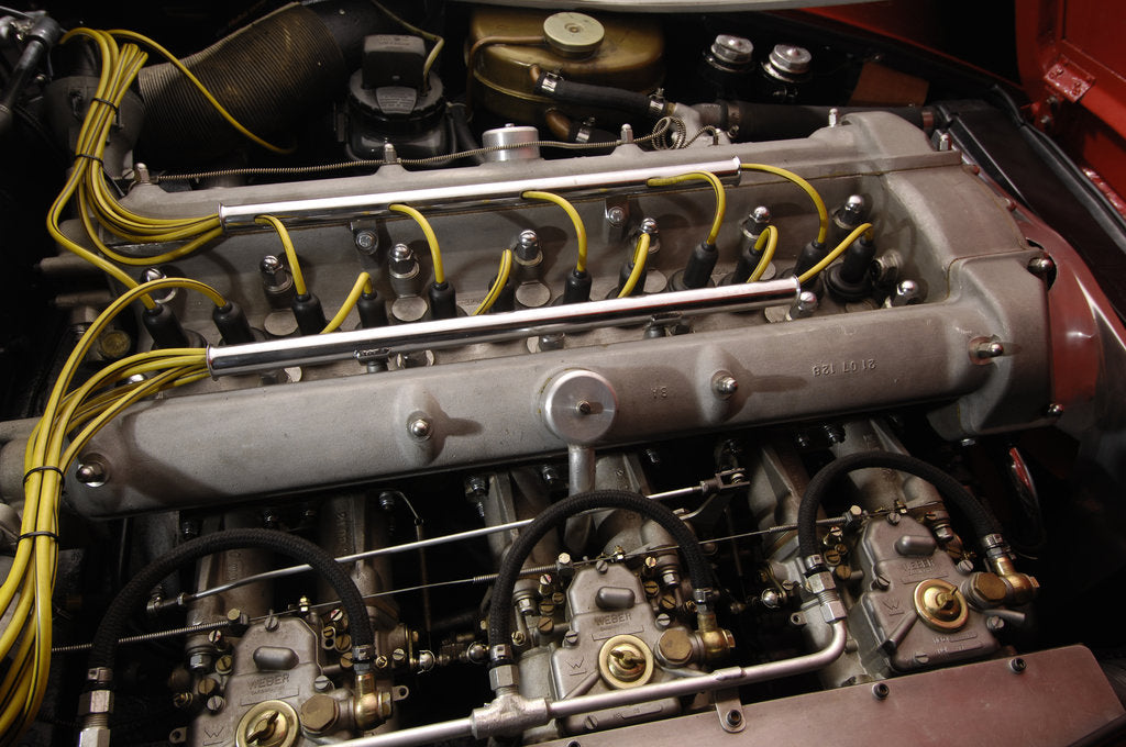 Detail of Aston Martin DB4 GT by Touring 1960 by Simon Clay