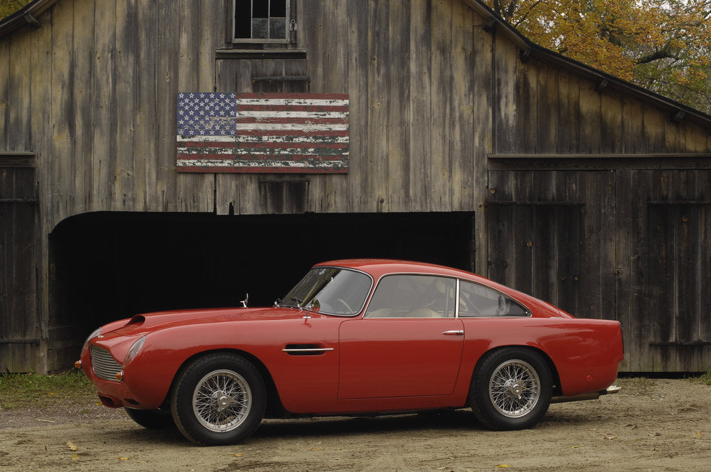 Detail of Aston Martin DB4 GT by Touring 1960 by Simon Clay
