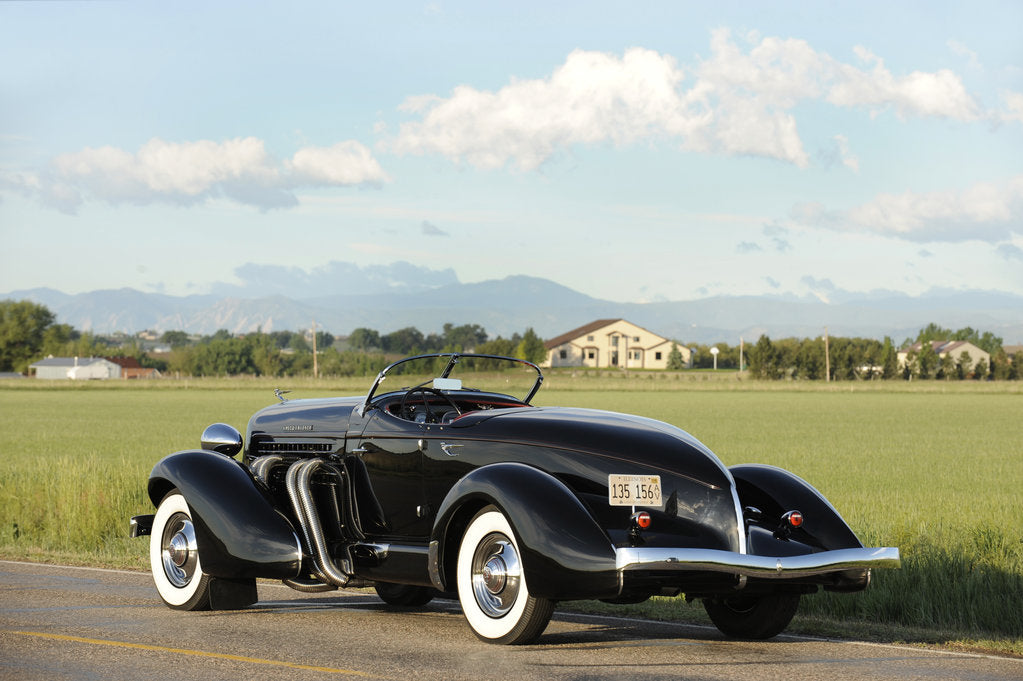 Detail of Auburn 852 SC Speedster 1936 by Simon Clay
