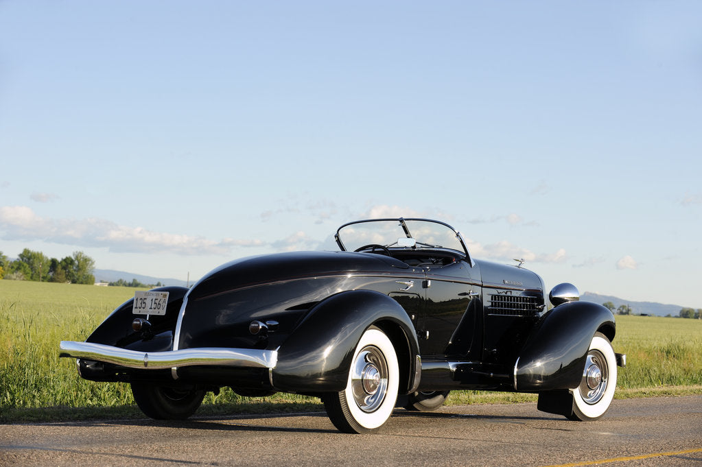 Detail of Auburn 852 SC Speedster 1936 by Simon Clay