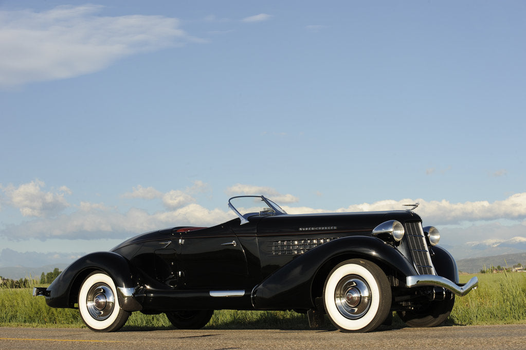 Detail of Auburn 852 SC Speedster 1936 by Simon Clay