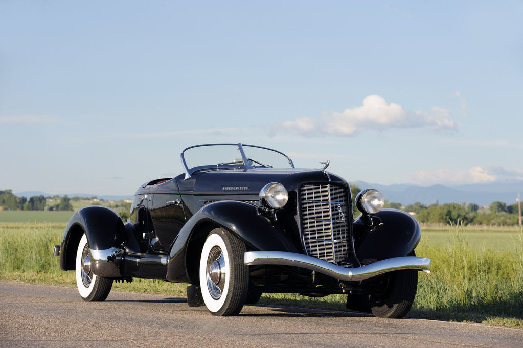 Detail of Auburn 852 SC Speedster 1936 by Simon Clay