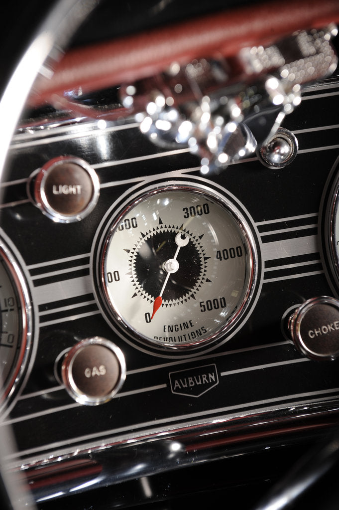 Detail of Auburn 852 SC Speedster 1936 by Simon Clay