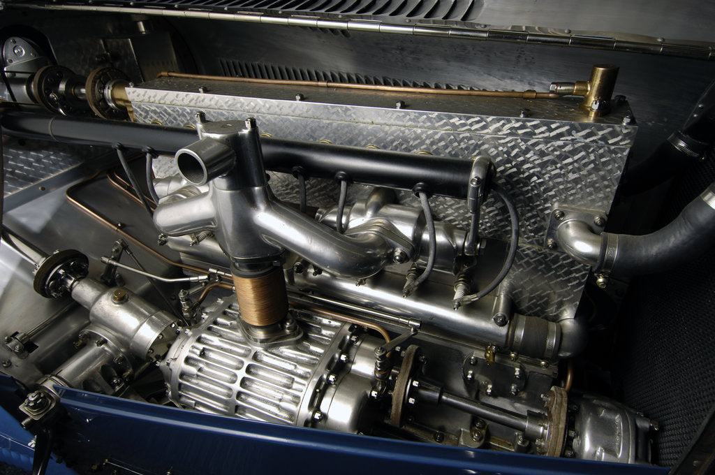 Detail of Bugatti T 35b Crosthwaite Gardner 1923 by Simon Clay
