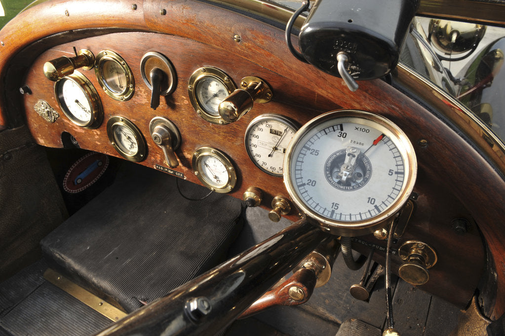 Detail of Bugatti T18 Black Bess 1913 by Simon Clay