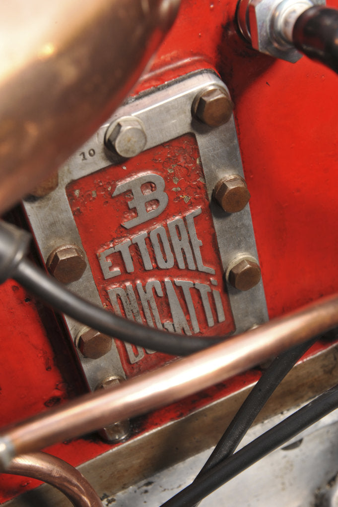 Detail of Bugatti T18 Black Bess 1913 by Simon Clay