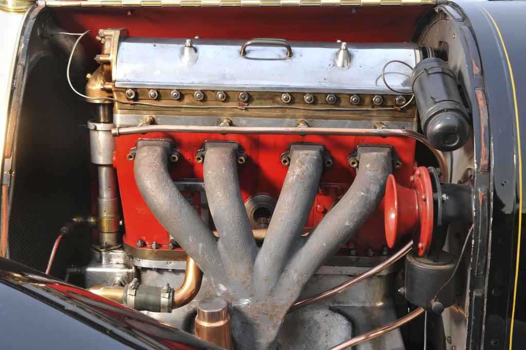 Detail of Bugatti T18 Black Bess 1913 by Simon Clay