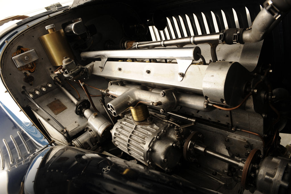 Detail of Bugatti type 55 1932 by Simon Clay