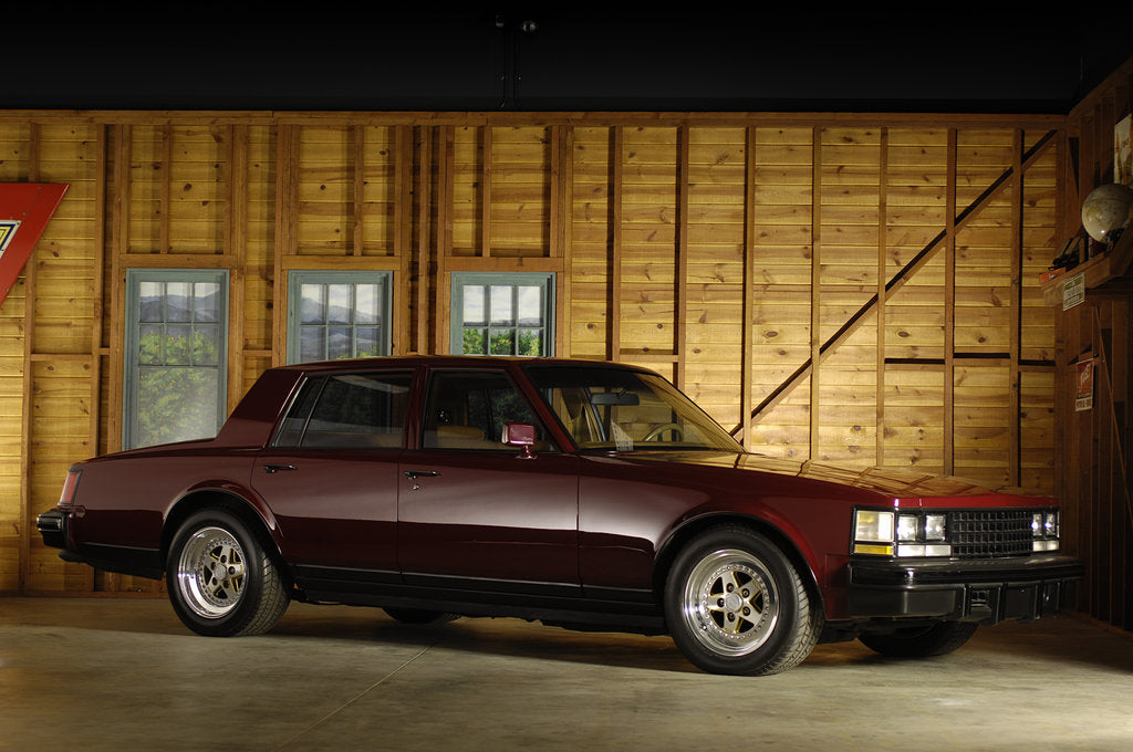 Detail of Cadillac Seville custom 1976 by Simon Clay