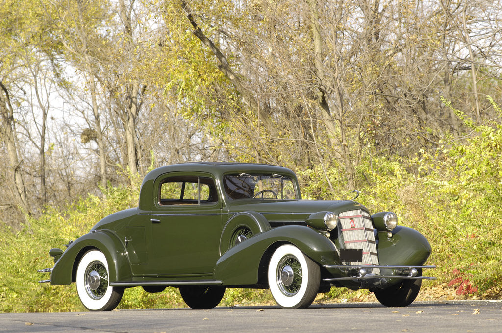 Detail of Cadillac V8 355d coupe by Fisher 1934 by Simon Clay