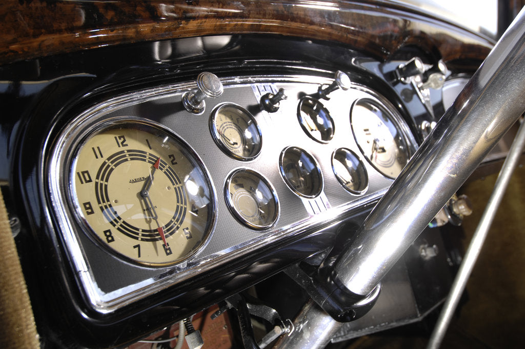 Detail of Cadillac V8 355d coupe by Fisher 1934 by Simon Clay