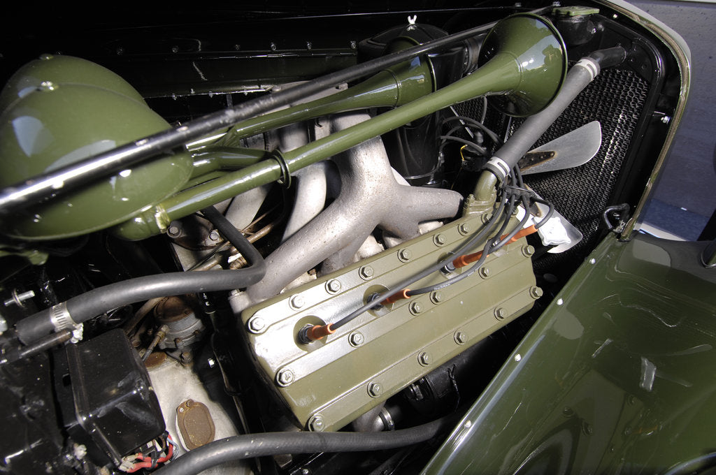Detail of Cadillac V8 355d coupe by Fisher 1934 by Simon Clay