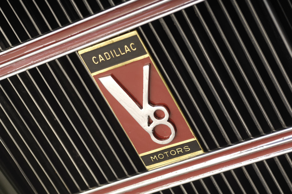 Detail of Cadillac V8 355d coupe by Fisher 1934 by Simon Clay