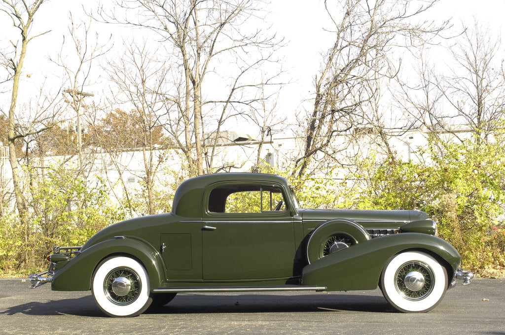 Detail of Cadillac V8 355d coupe by Fisher 1934 by Simon Clay