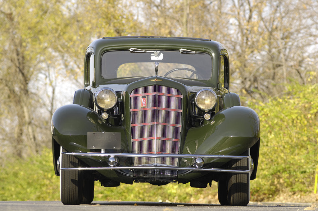 Detail of Cadillac V8 355d coupe by Fisher 1934 by Simon Clay