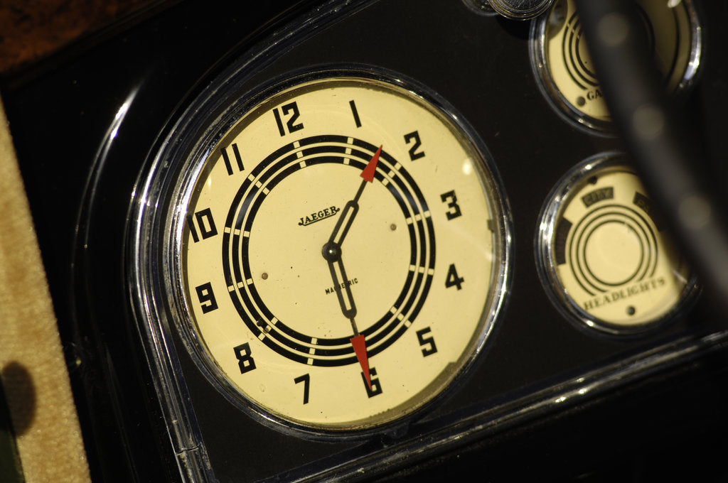 Detail of Cadillac V8 355d coupe by Fisher 1934 by Simon Clay