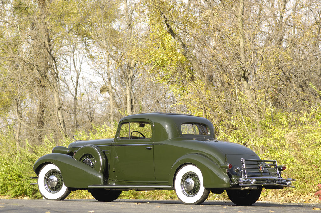 Detail of Cadillac V8 355d coupe by Fisher 1934 by Simon Clay