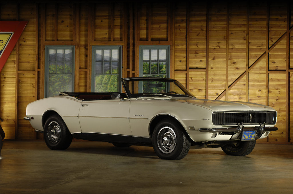 Detail of Chevrolet Camaro 327 rally sport Convertible 1968 by Simon Clay