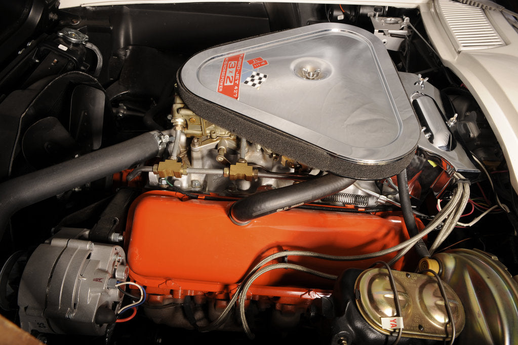 Detail of Chevrolet Corvette cv 427 1967 by Simon Clay