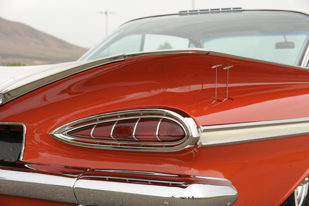 Detail of Chevrolet Impala Bubble top 1959 by Simon Clay